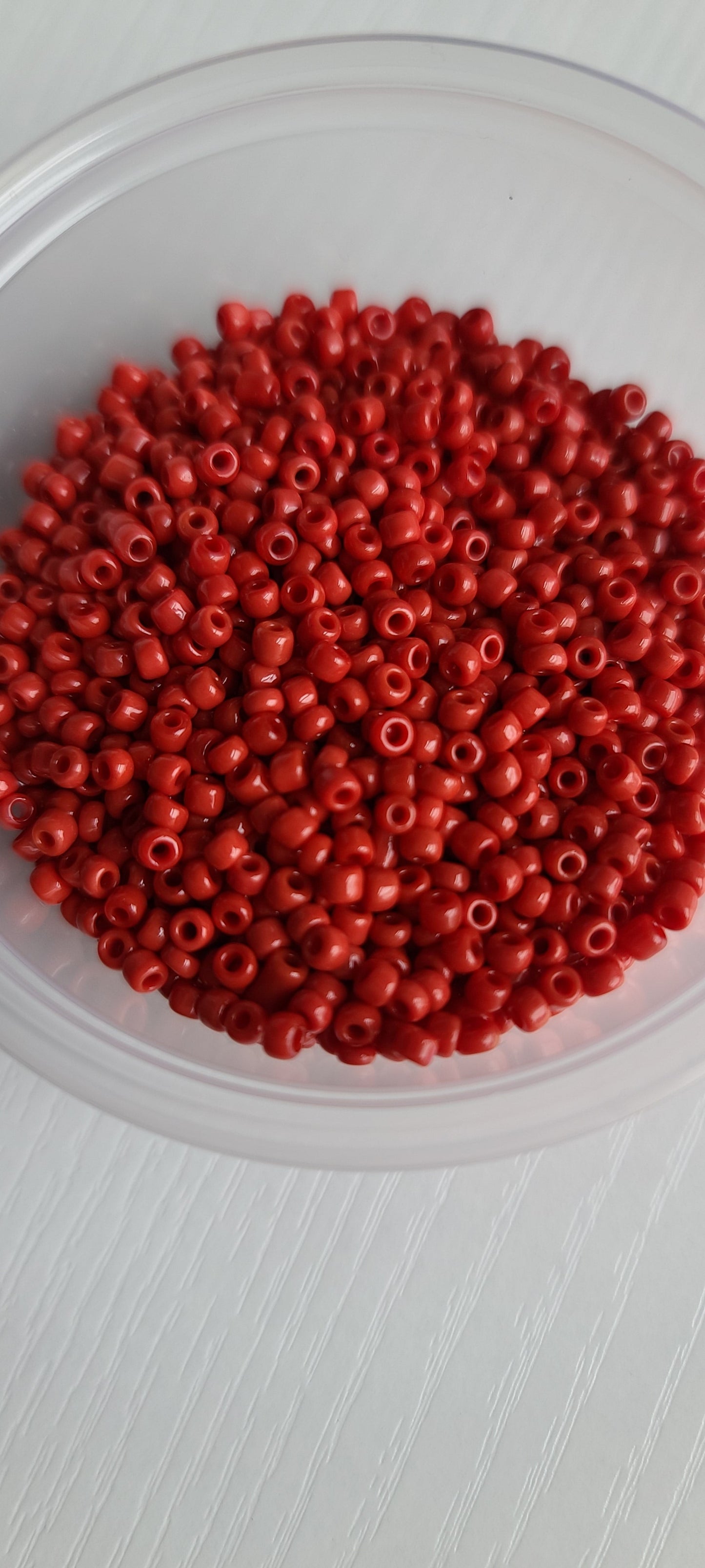 Seed beads and pearl hoops