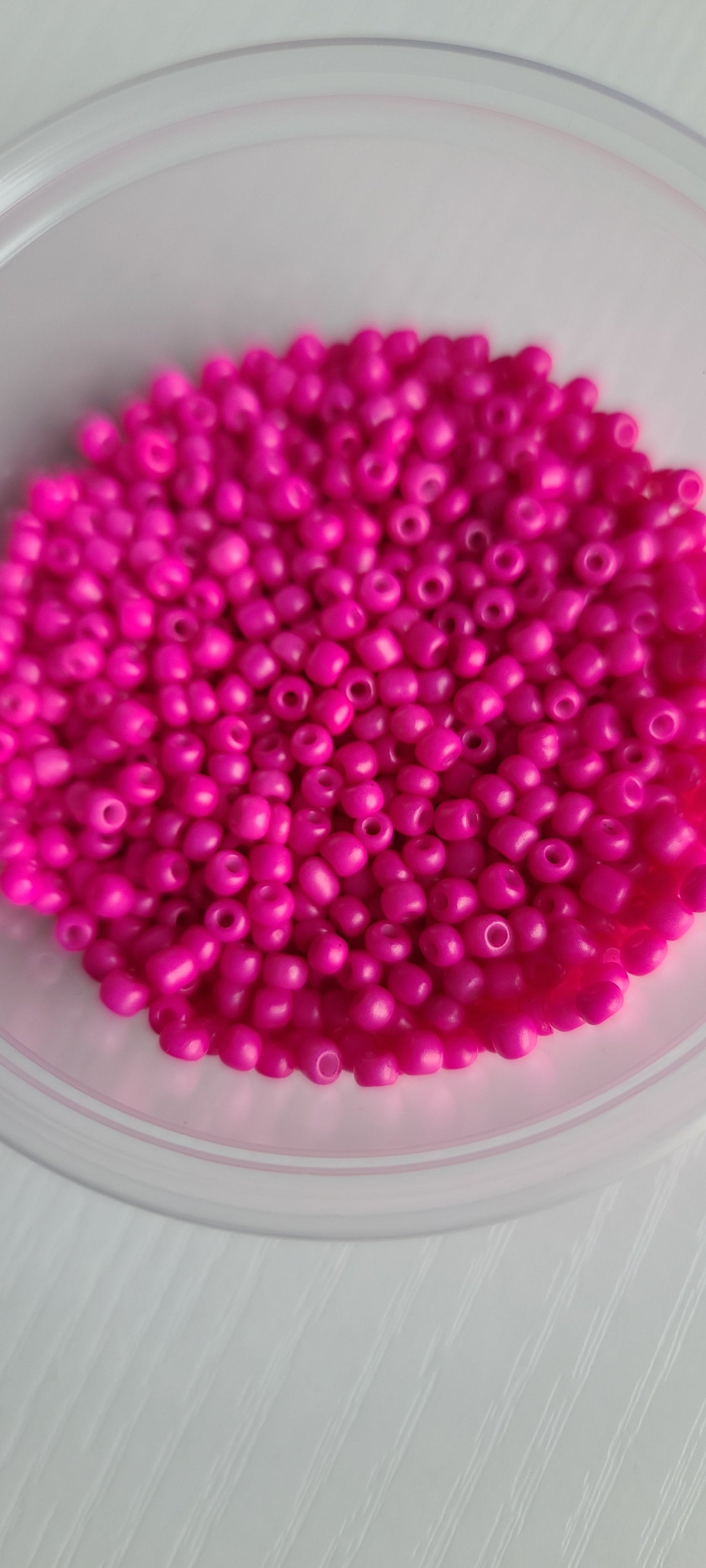 Seed beads and pearl hoops