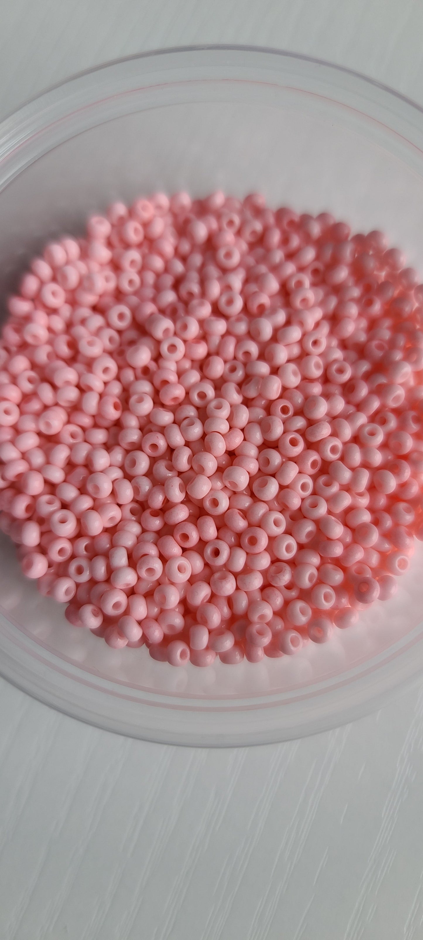 Seed beads and pearl hoops