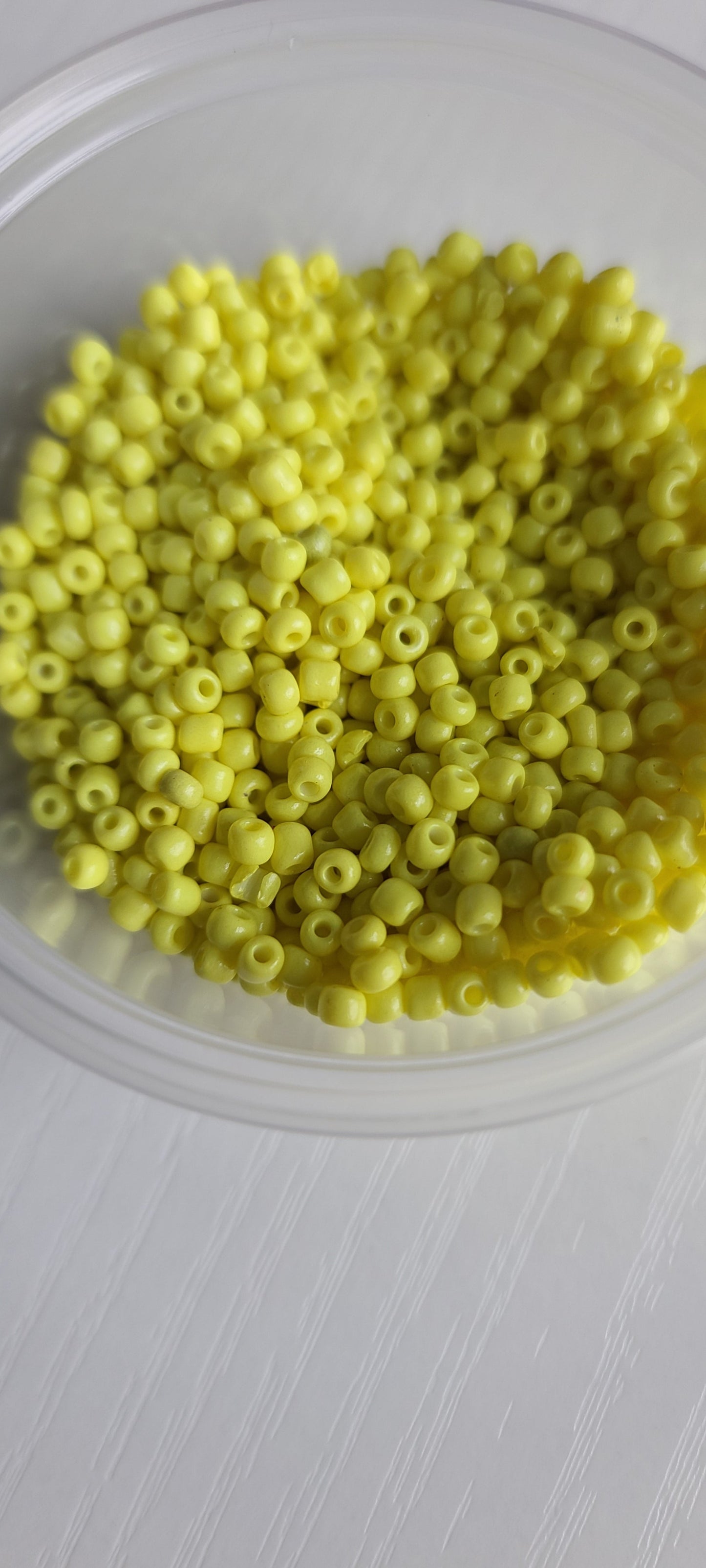 Seed beads and pearl hoops