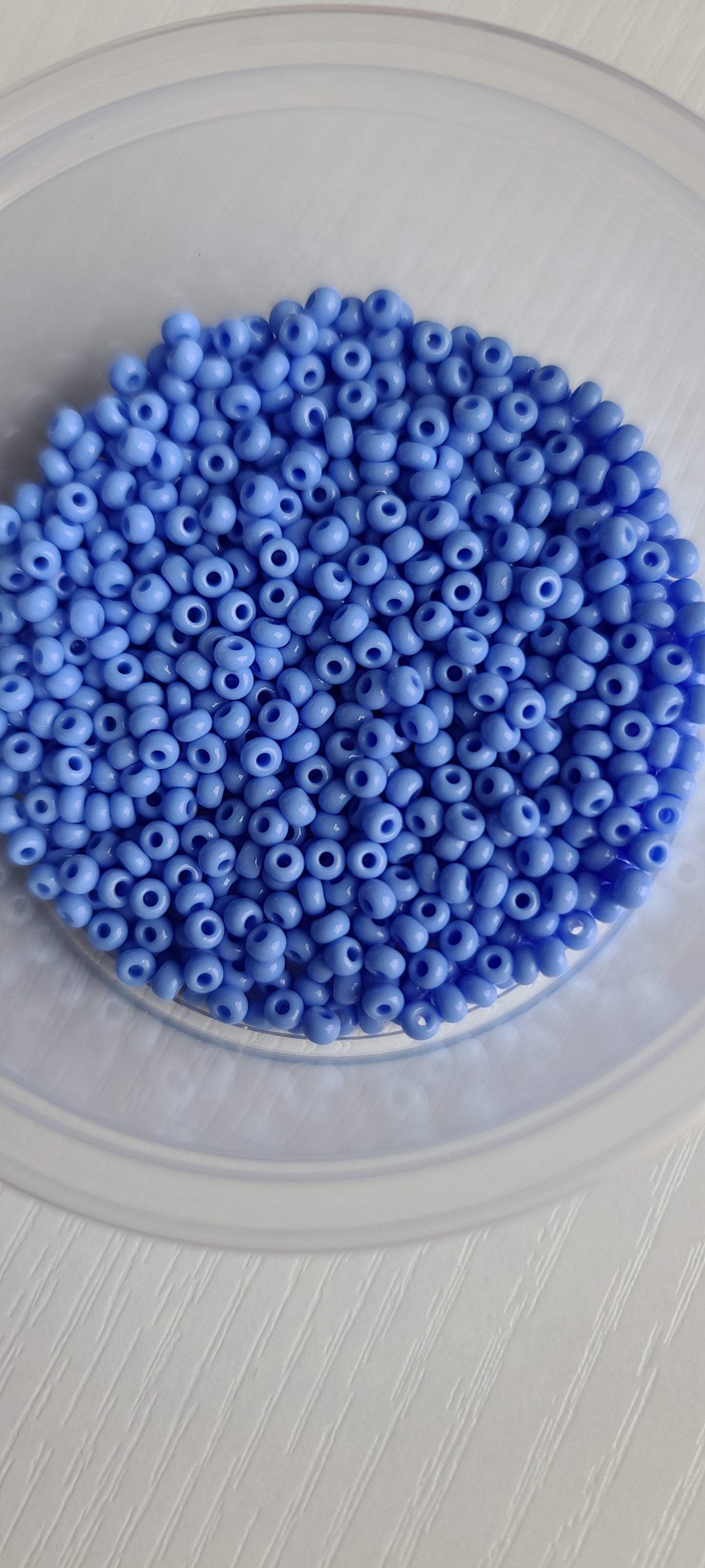 Seed beads and pearl hoops