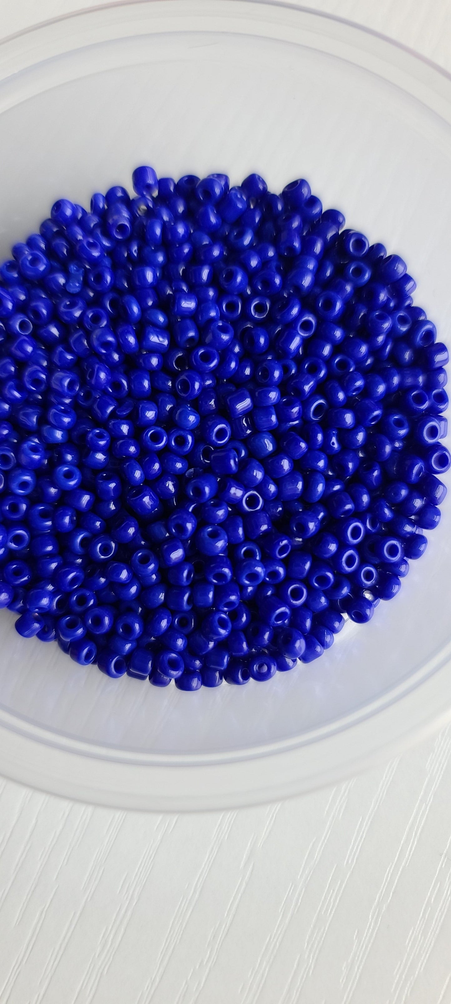 Seed beads and pearl hoops