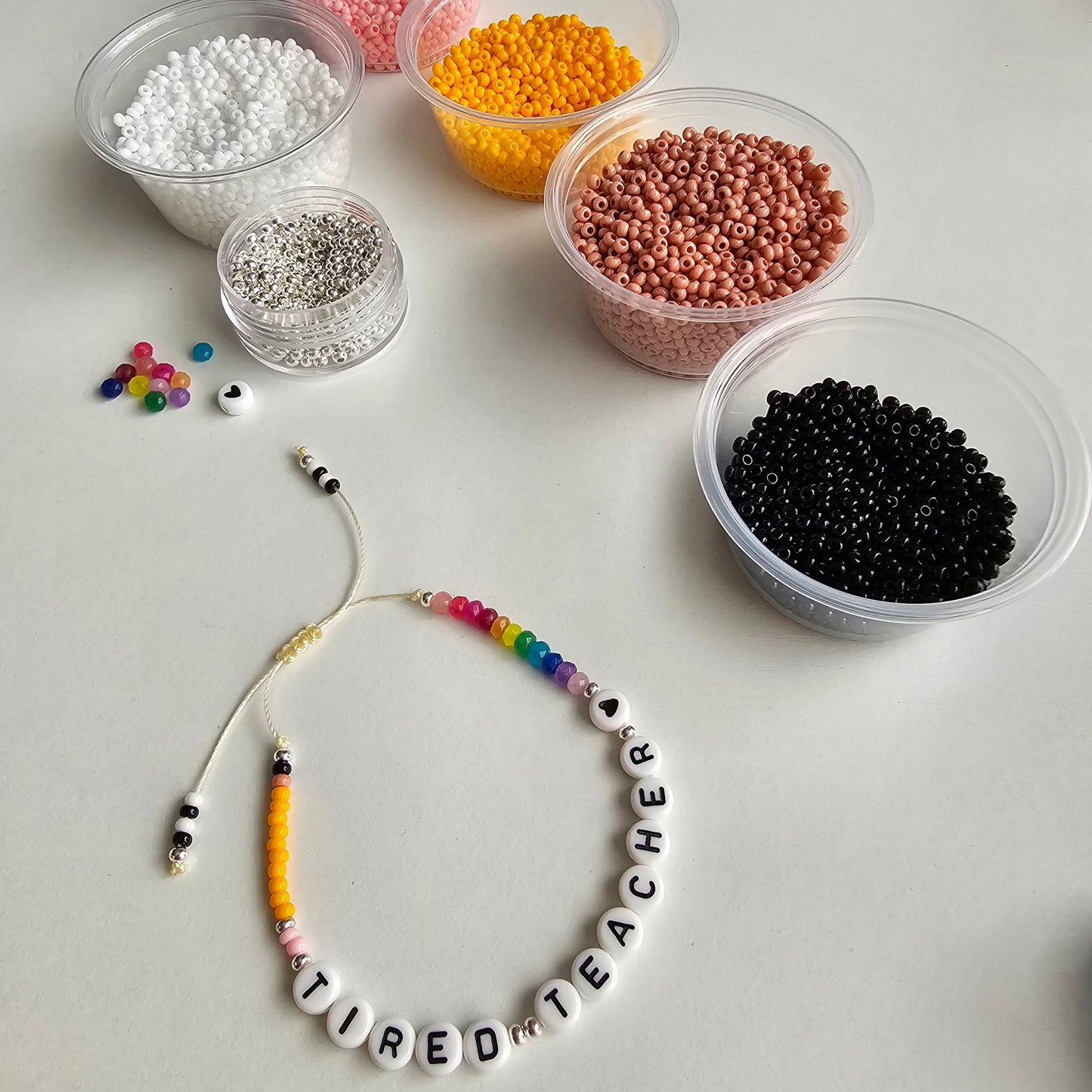 Tired Teacher bracelet