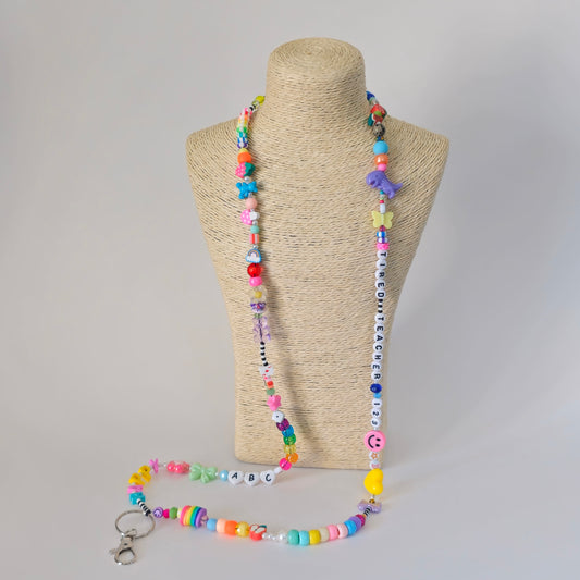 Tired Teacher Lanyard