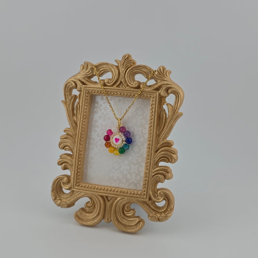 Rainbow Charm Necklace