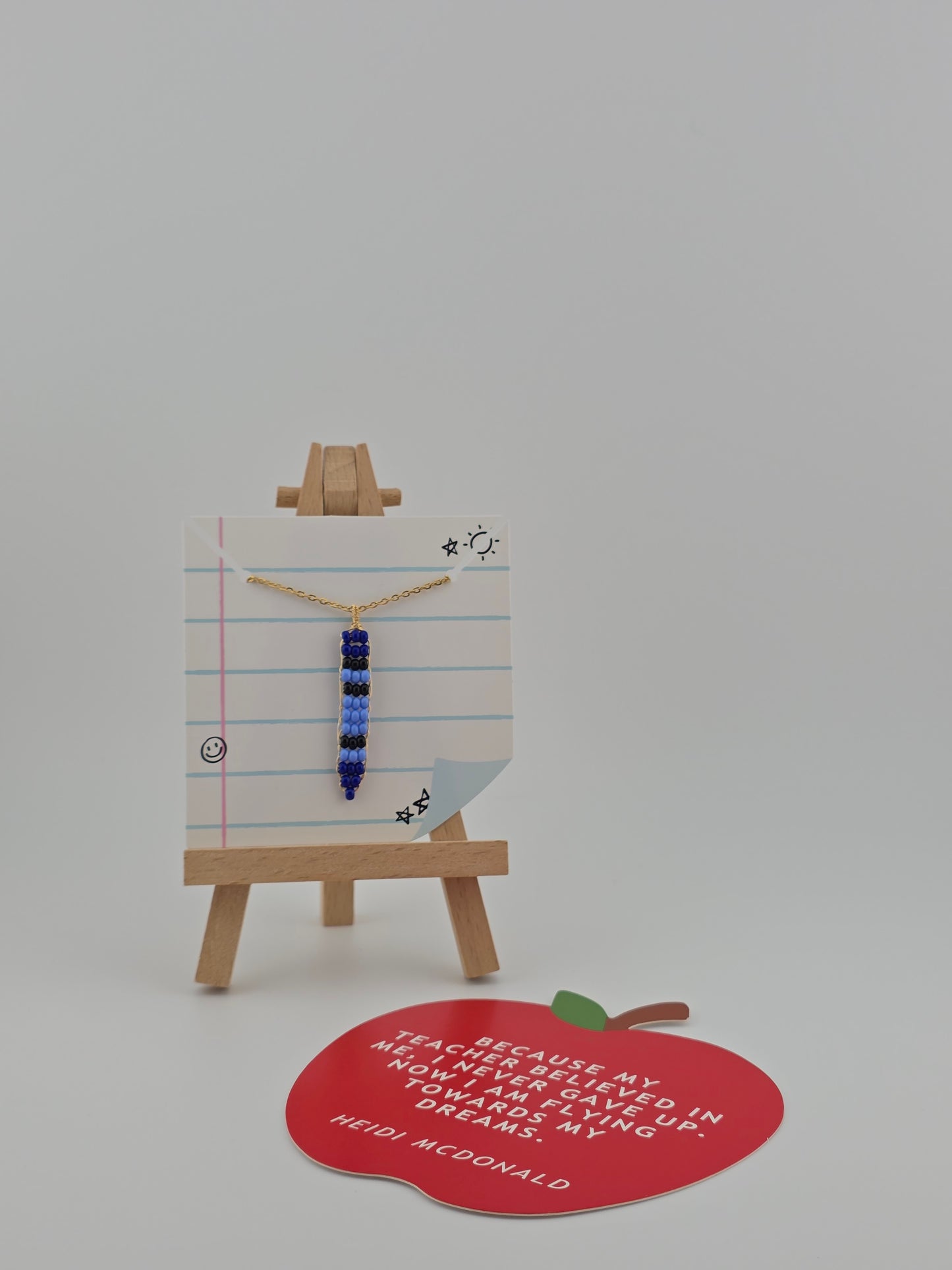 Crayon Charm Necklace-Teachers  Collection