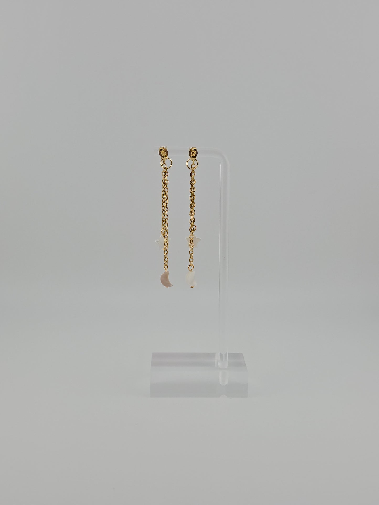 Moon and Stars Earings