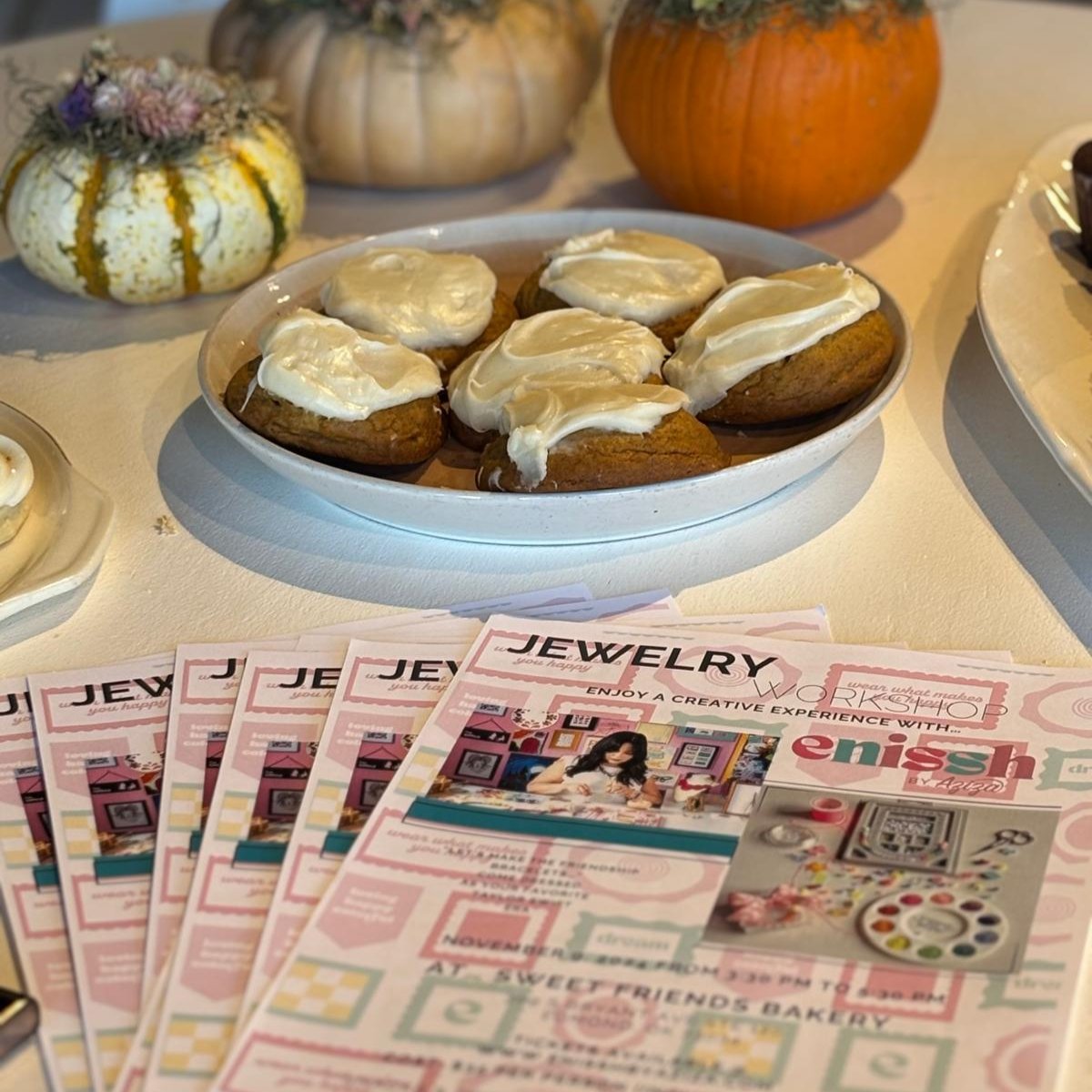 Jewelry workshop #2 at Sweet Friends Bakery