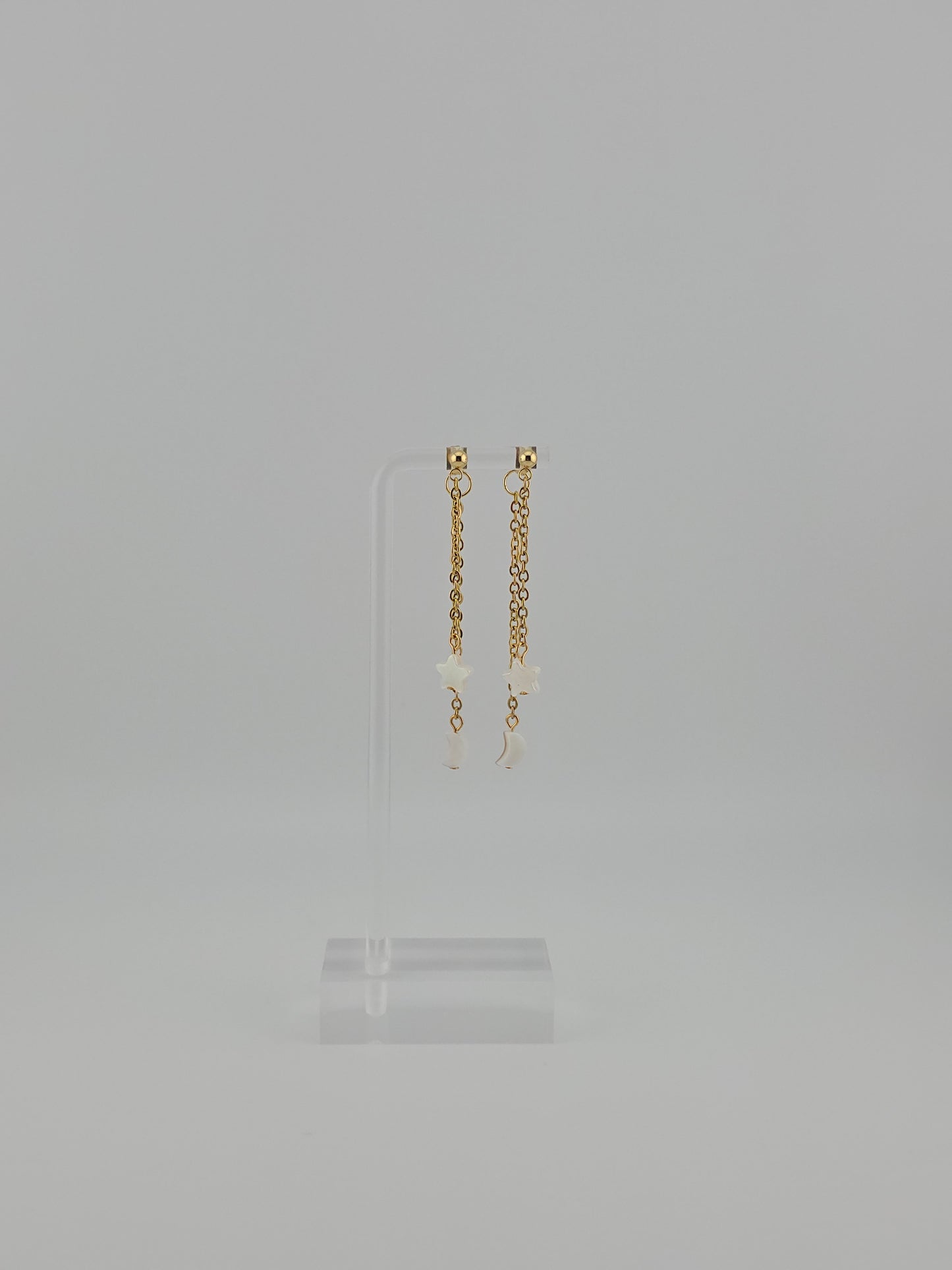 Moon and Stars Earings