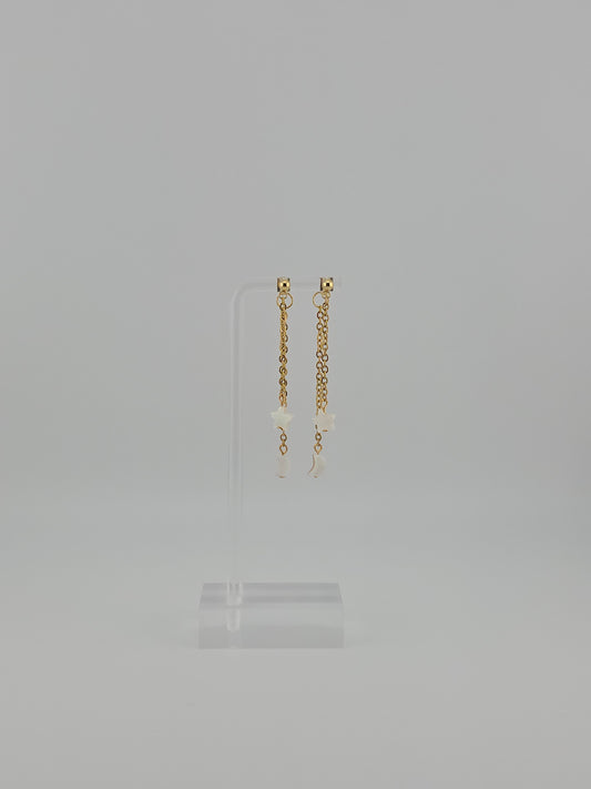 Moon and Stars Earings