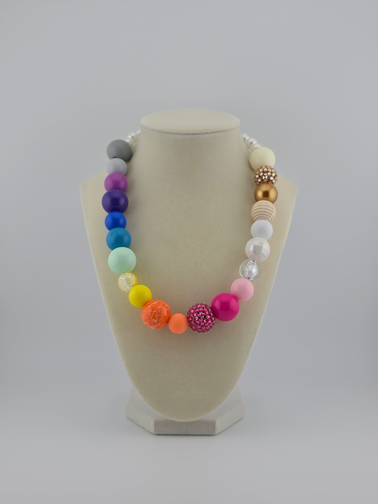 Gumball rainbow necklace